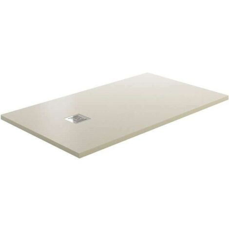 ARDESIA - DUSCHWANNE AUS MINERALHARZ - Duschwand - Beige - 120X70CM