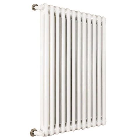 Ardesia radiatore tubolare 2 colonne h.1000 - 13 elementi - colore bianco RAL9016 - completo di tappo cieco e riduzioni da 1/2" 3541700026184