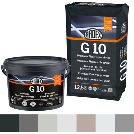 ARDEX G10 Premium Flex-Fugenmörtel Grau 12,5kg Sack