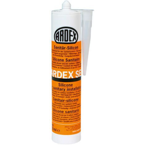 10x ARDEX SE Sanitär-Silicon Weiß 310ml
