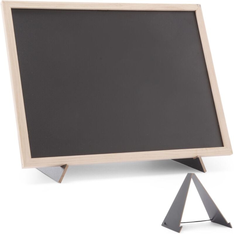 Tableau d'information publicitaire menu avec socle support 30x40 cm Hendi 664124