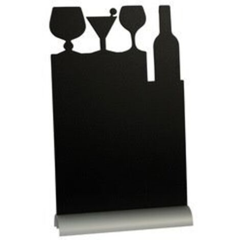 Ardoise de table socle alu - 13 modèles
