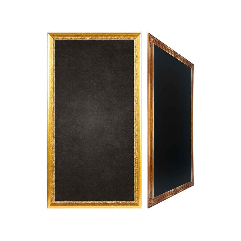 Ardoise double face modèle 'baroque' de dimensions 97 x 52 cm (rv identique)