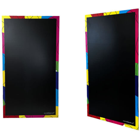 Ardoise double face modèle moderne de dimensions 94 x 52 cm (RV identique)