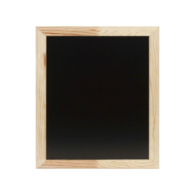 Ardoise murale en bois brut dimensions 46 x 36 cm - Fabrication française