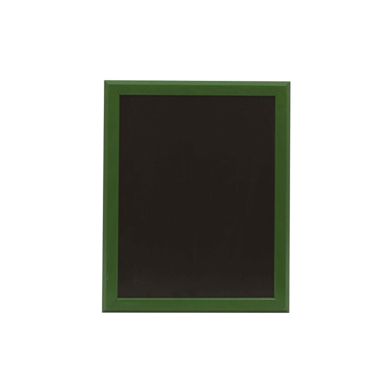 Ardoise murale en bois couleur vert feuille dimensions 46 x 36 cm - Fabrication française