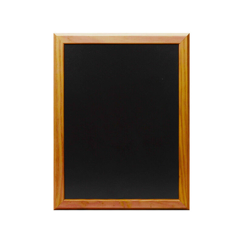 Ardoise murale en bois couleur chêne dimensions 46 x 36 cm - Fabrication française