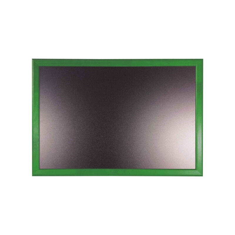 Ardoise murale en bois couleur vert feuille dimensions 66 x 46 cm - Fabrication française