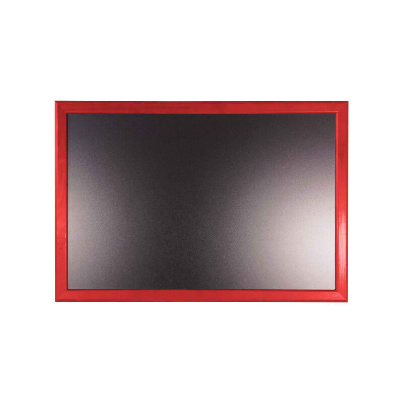 Ardoise murale en bois couleur rouge vin dimensions 66 x 46 cm - Fabrication française