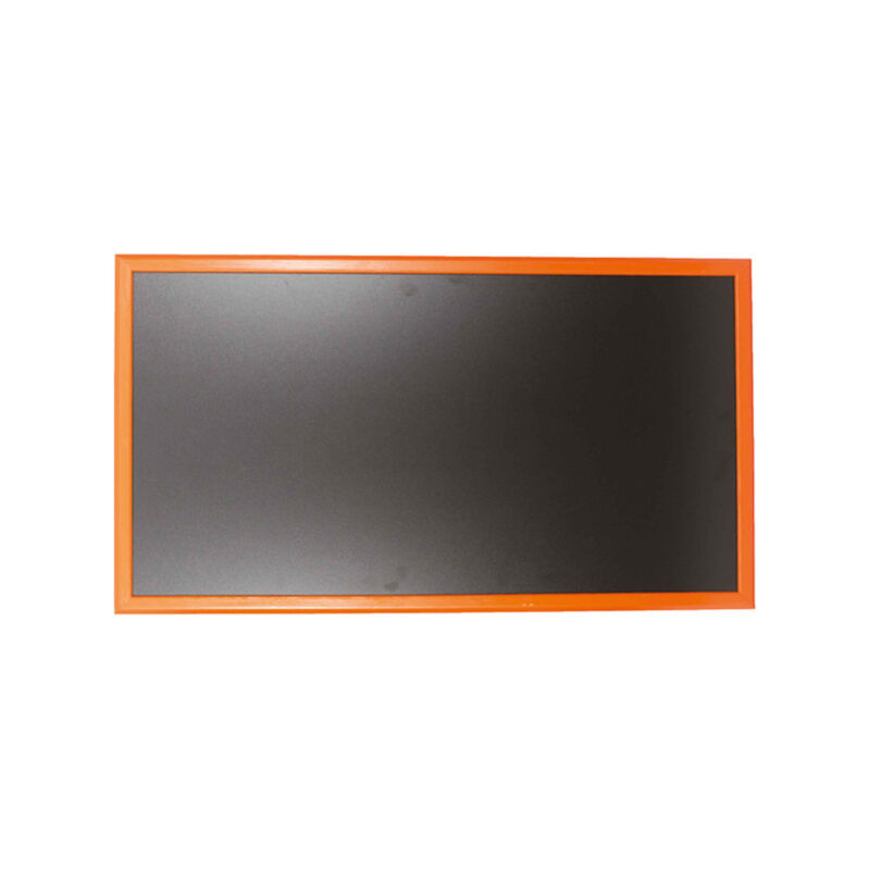 Ardoise murale en bois couleur orange dimensions 95 x 50 cm - Fabrication française