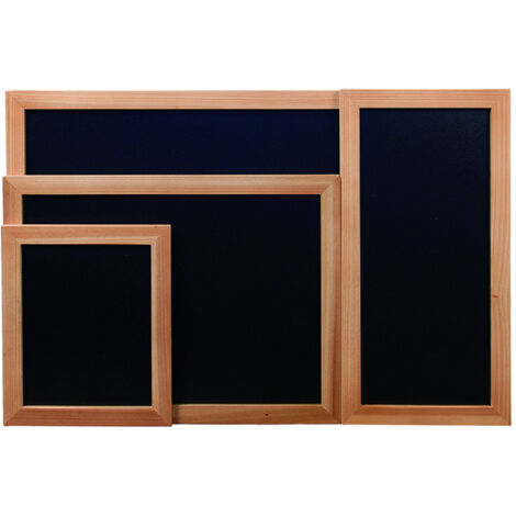 Ardoise murale Woody teck  - 30 x 40 cm