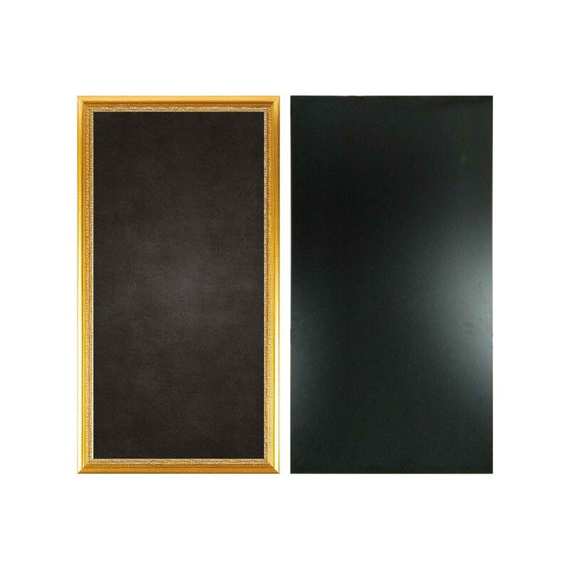 Ardoise noire avec une face modèle 'baroque' de dimensions 97 x 52 cm