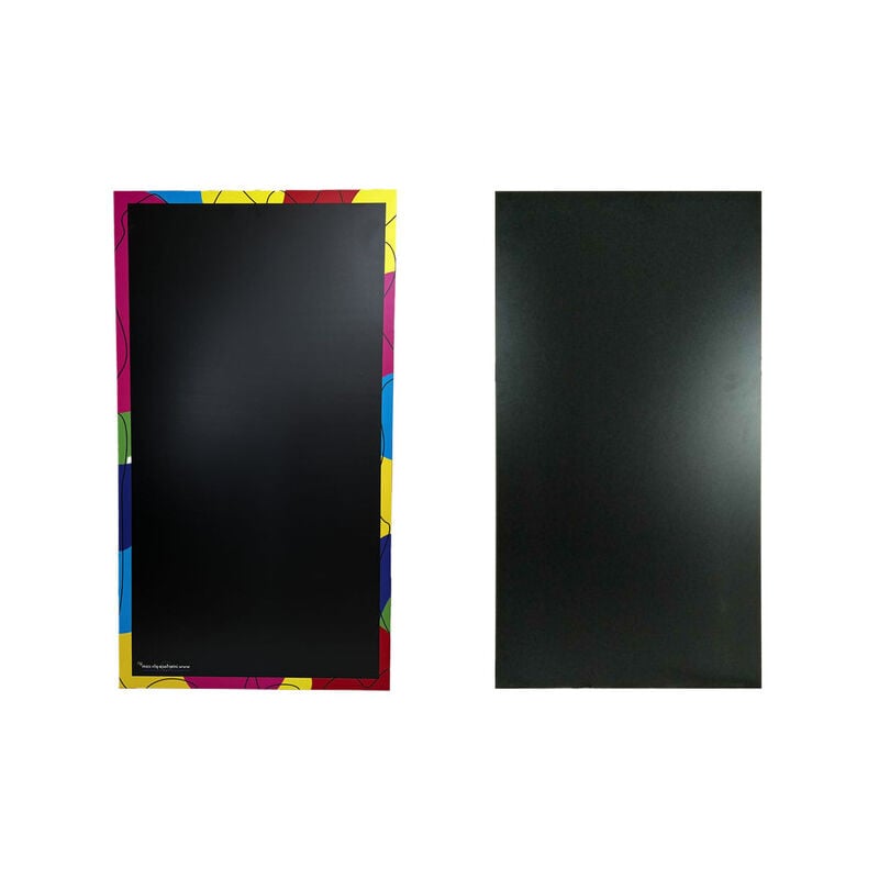 Ardoise noire avec une face modèle moderne de dimensions 94 x 52 cm