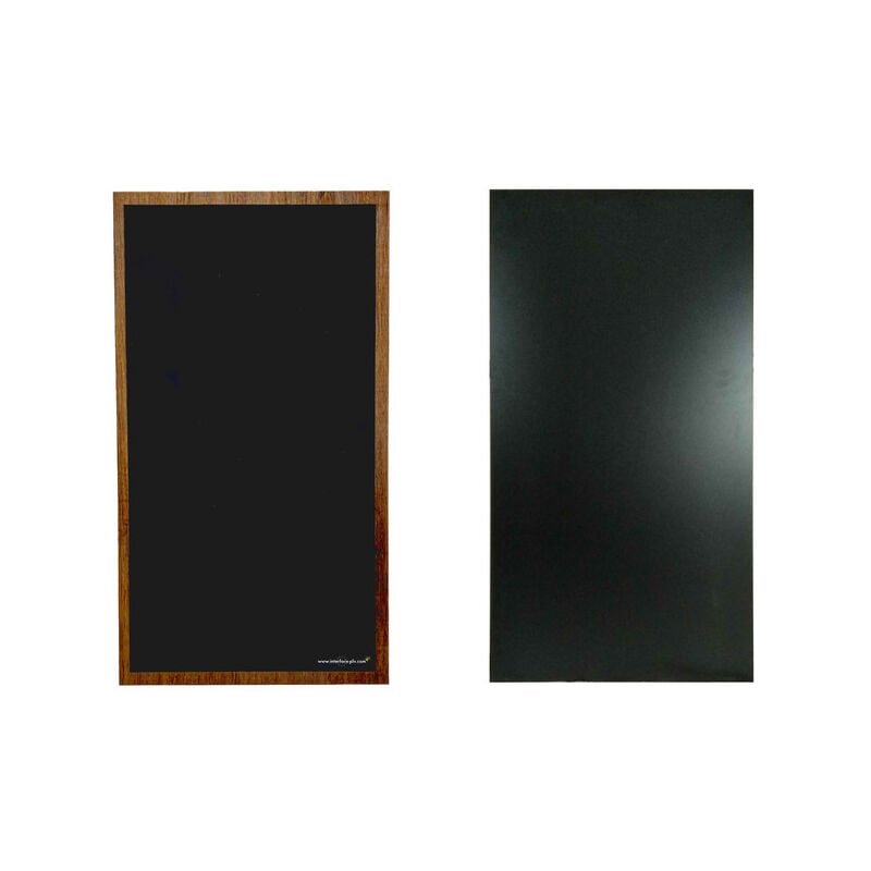 Ardoise noire avec une face modèle traditionnel de dimensions 94 x 52 cm