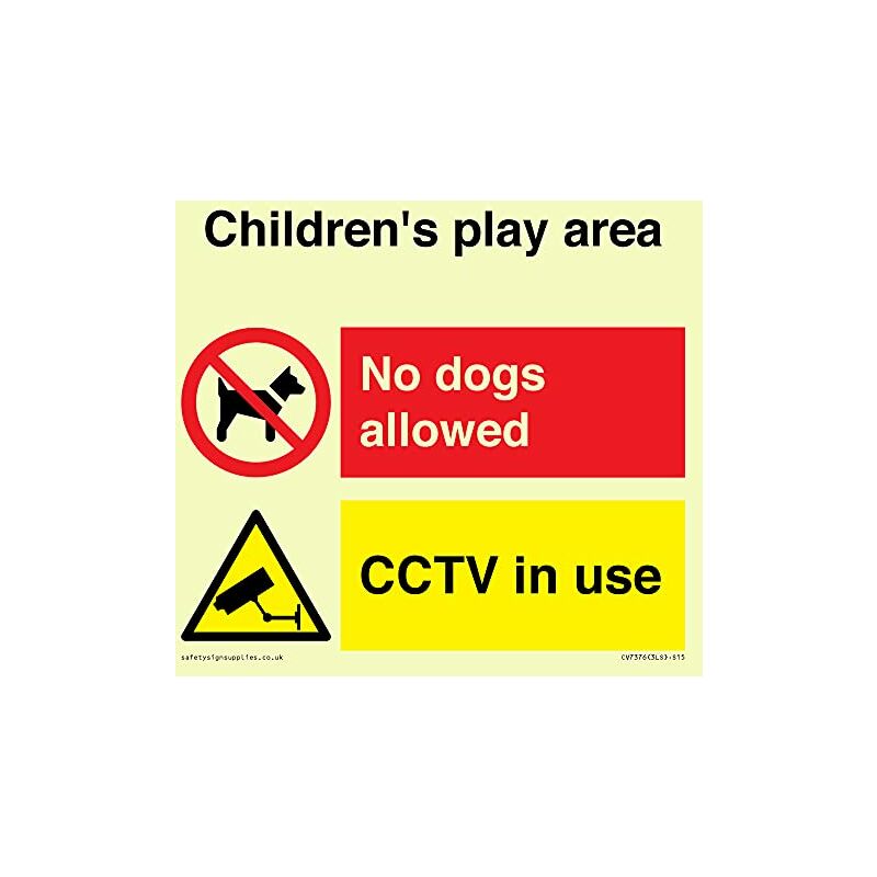 Area giochi per bambini Non sono ammessi cani