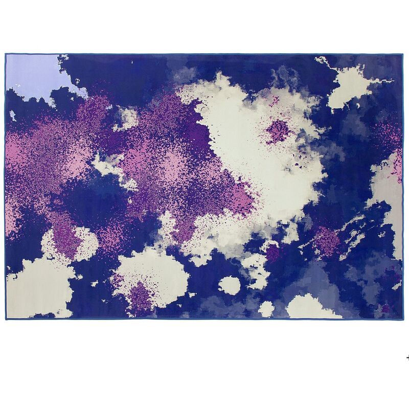 Beliani - Modern Vibrant Colours Area Rug Carpet 160 x 230 cm Abstract Print Multicolour Kadirli