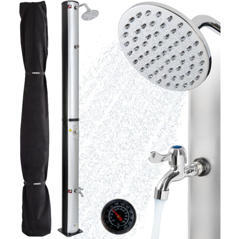 Canbolat Vertriebs Gmbh - arebos 37L Solar Shower Garden Pool Outdoor Camping Shower with Thermometer