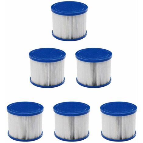 AREBOS - 6x filter cartridges for whirlpools Spa Pool