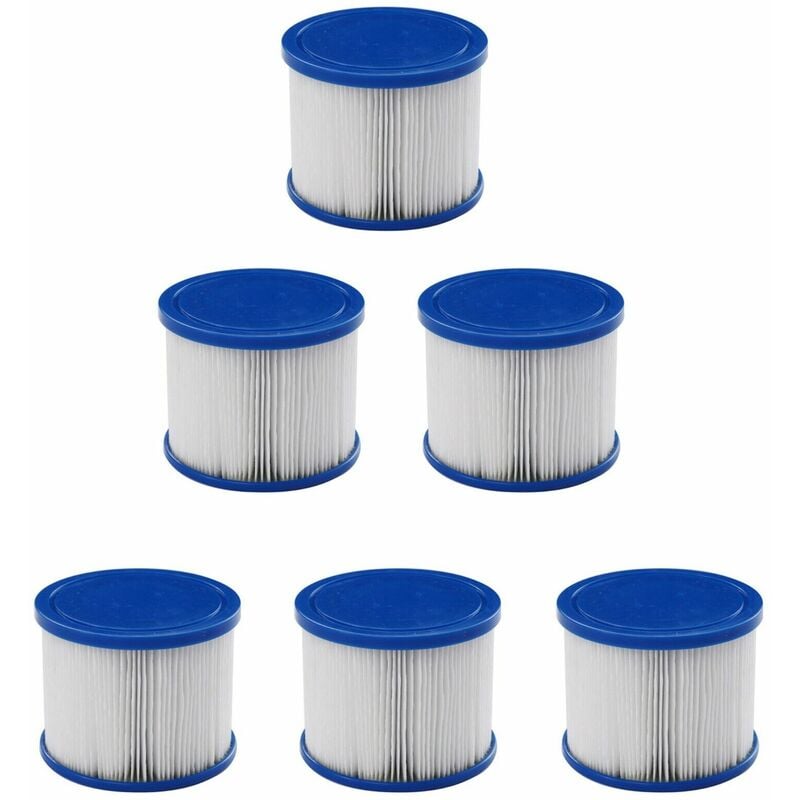 

6x Filtro antimicrobiano para piscina spa hidromasaje - Arebos