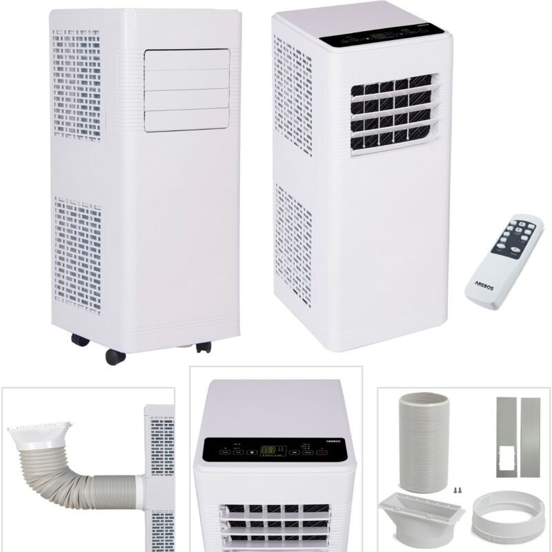 

AREBOS Aire Acondicionado Móvil 4en1 7000 BTU Aire Acondicionado Enfriamiento