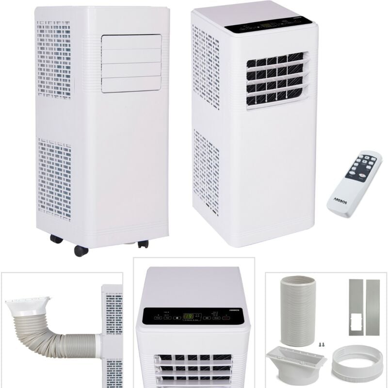 

AREBOS Aire acondicionado móvil 4en1 9000 BTU Aire acondicionado Enfriamiento