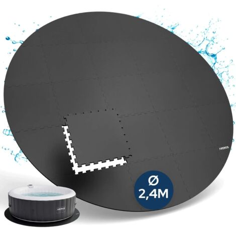 AREBOS Bodenschutzmatte Pool Puzzlematte Poolmatte Poolunterlage Matten Set