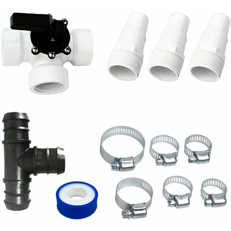AREBOS Bypass Set Pool Adapter Solar Heating Sand Filter System Solar Collector