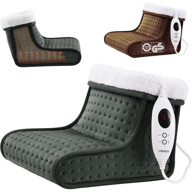 Arebos - Chauffe-pieds électriques Chauffe-pieds Sac à Chaleur Chaussures 100 w