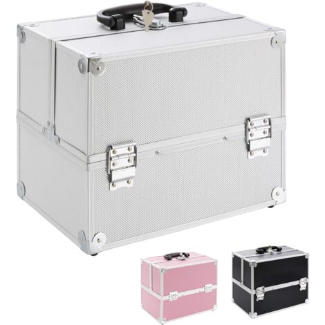 AREBOS Coffret Mallette Valise BEAUTÉ Case Á Bijoux Voyage COSMETIQUE Maquillage