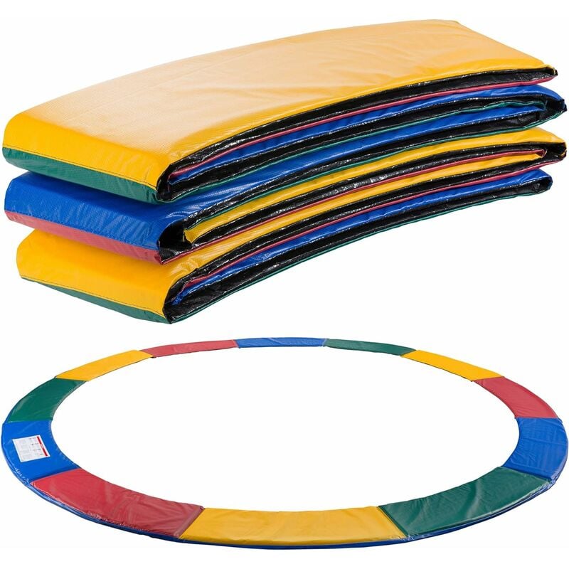 Coussin de Protection pour Trampoline de Remplacement Trampoline Couverture Rembourrage 396 cm Multicolore - Multicolore - Arebos