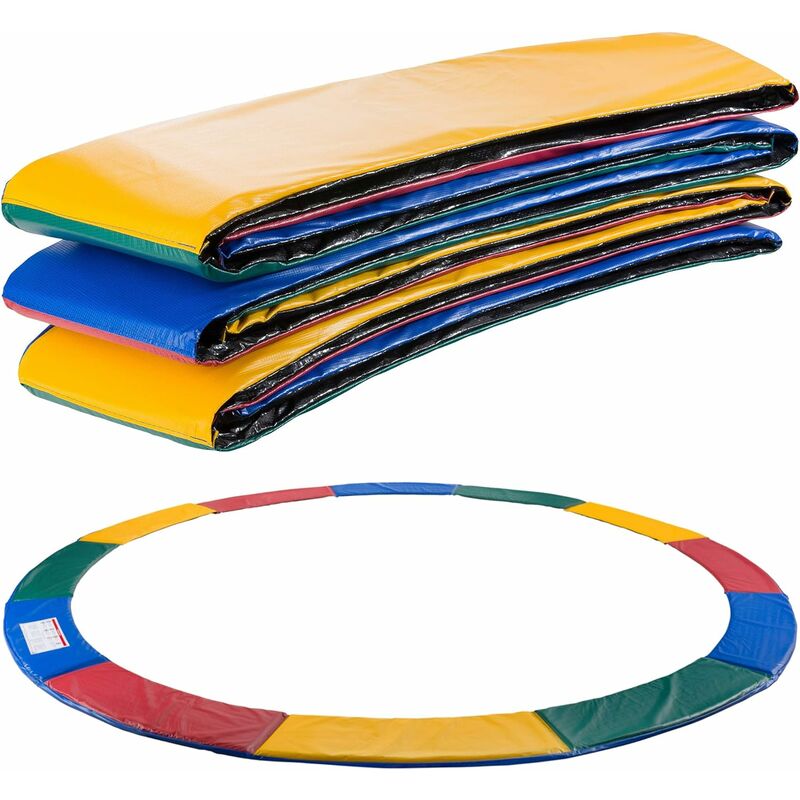 Coussin de Protection pour Trampoline de Remplacement Trampoline Couverture Rembourrage 457 cm Multicolore - Multicolore - Arebos