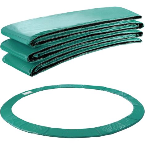 Arebos Coussin de protection des ressorts pour trampoline 183 - 487 cm vert
