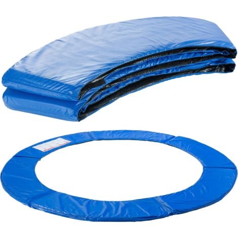 Arebos Coussin de protection des ressorts pour trampoline 183 - 487 cm bleu