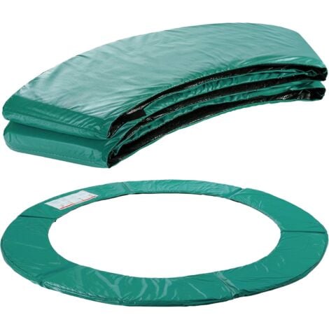 Arebos Coussin de protection des ressorts pour trampoline 183 - 487 cm vert