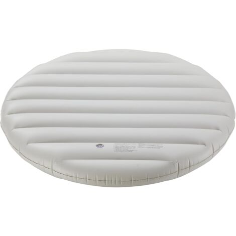 Arebos – Couverture thermique gonflable pour spa Ø167cm – PVC robuste – Épaisseur 16cm – Protection contre impuretés – Isolation thermique efficace