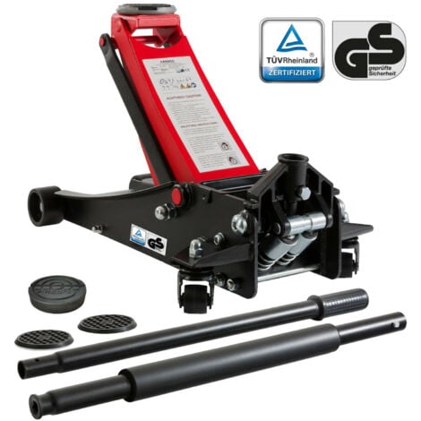 AREBOS Cric Crick Sollevatore Martinetto Idraulico a Cerello Per Auto 85-500 mm