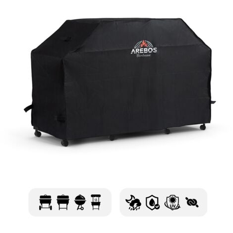 AREBOS Cubierta de la parrilla Barbacoa de gas Cubierta para la lluvia Capó 147 x 61 x 122 cm