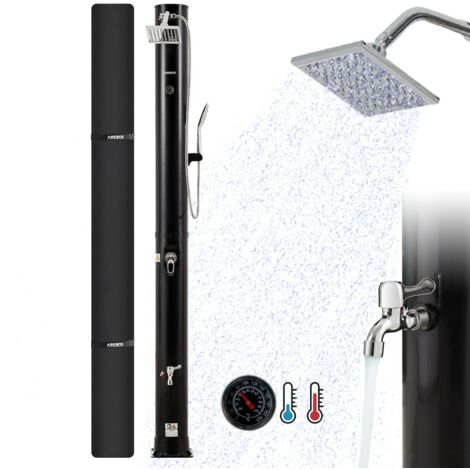AREBOS Doccia Solare Doccia in Giardino Doccia Esterna con Termometro 40 L