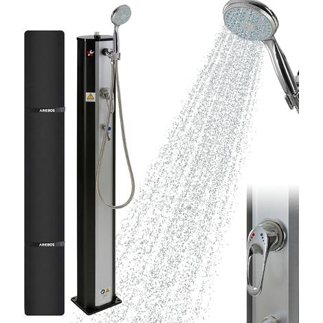 AREBOS Douche Solaire Douche de Piscine Douche de Jardin Douche d'extérieur 20L