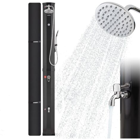 AREBOS Douche solaire 60 L douche de piscine douche de jardin douche de pluie