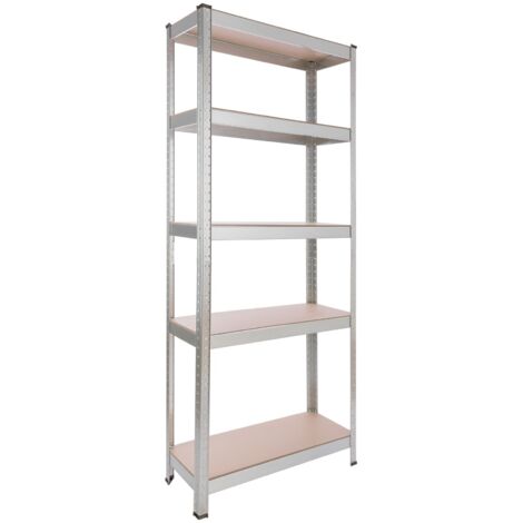 AREBOS  Estanteria Metalica Estanterias Almacenaje 180 x 75 x 30 cm 350 kg Estanterías Metálicas Estanterias Metalicas Almacenaje 5 Baldas