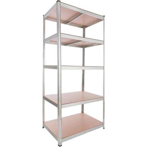 AREBOS Étagère Charge Lourde  875 kg Capacité Totale  200 x 90 x 60 cm  5 étagères