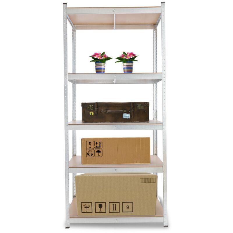 Arebos - Heavy duty Shelf Garage Racking Shelf 5 Tier Layer Shelf Storage