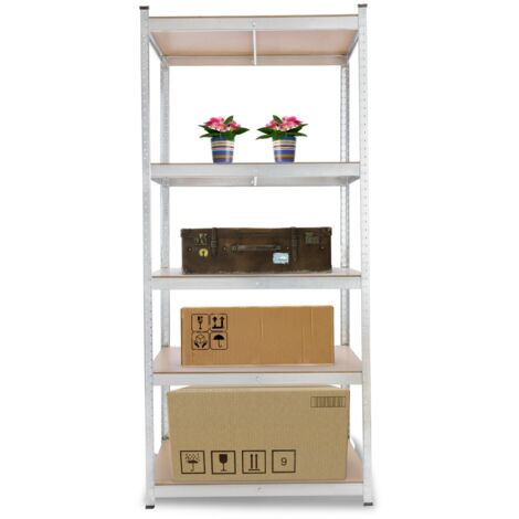 AREBOS  Heavy duty Shelf Garage Racking Shelf 5 Tier Layer Shelf Storage
