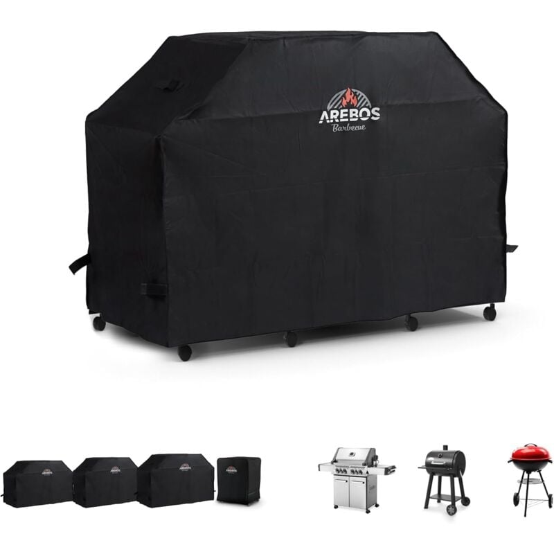 Housse de barbecue - Housse de barbecue à gaz imperméable - Housse de protection pour barbecue - Housse de protection anti-poussière - 152 x 71 x 112