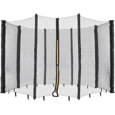 AREBOS Red de Seguridad Cama Elástica Trampolín para 8 Postes 305 cm