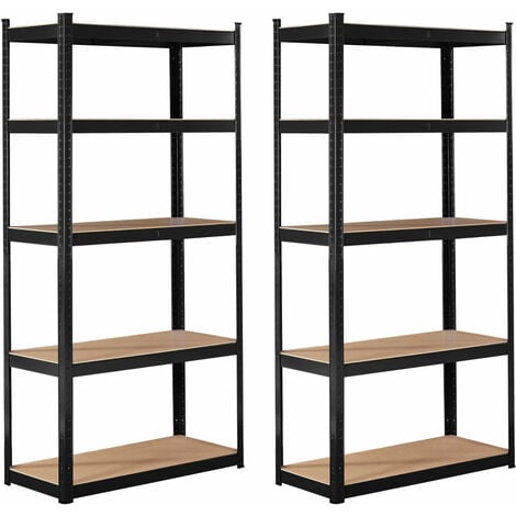 shelfplaza® HOME 200x80x45 cm Scaffale metallo per carichi pesanti zincato  con 7 ripiani con 125kg