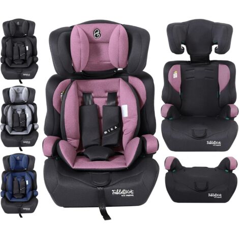 Arebos – Siège auto enfant 15 mois à 150 cm – Ceinture 3 points – Appuie-tête réglable – Norme ECE R129/03 – Housse lavable en machine