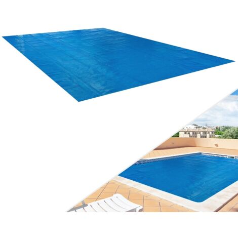 AREBOS Telo riscaldamento solare copertura termica per piscina 400my (0,4mm)