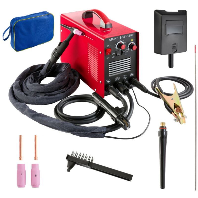 

TIG / WIG Soldadora Electrodo Cortadora Inverter 180 A - rojo - Arebos